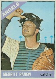 1966 Topps Baseball Cards      062A     Merritt Ranew Sold Line
